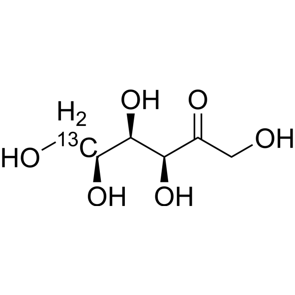 (3S,4R,5S)-1,3,4,5,6-Pentahydroxyhexan-2-one-13C-2 478506-38-6